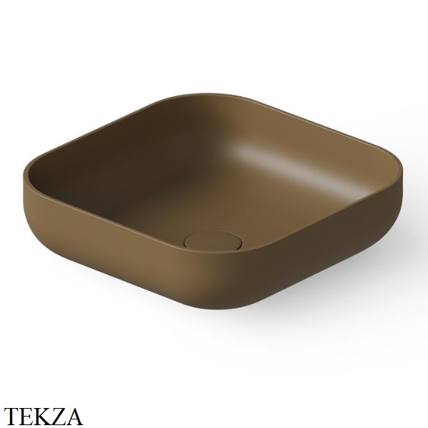 Dea Design Washbasins Раковина настольная 40х40 Solid Surface DD9102 400 1, Dark Camel №1 Dea Design Washbasins Раковина настольная 40х40 Solid Surface DD9102 400 1, Dark Camel №1