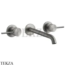 Gessi 316 TRAME Смеситель для раковины 18-20, внешняя часть 54394-239, Steel Brushed