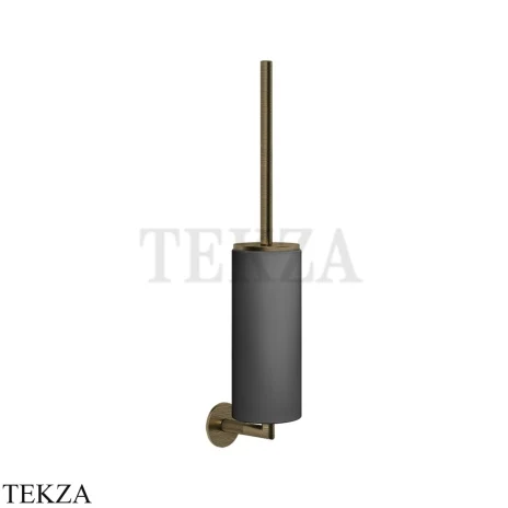 Gessi INGRANAGGIO Туалетный ершик настенный черный 63820-713, Antique Brass