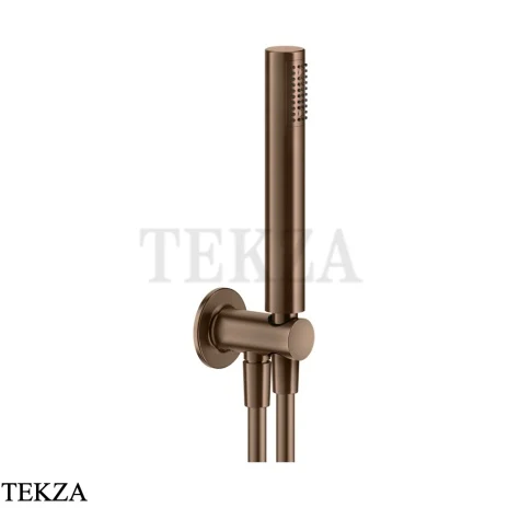 Gessi INCISO SHOWER Душевой комплект с держателем 58123-708, Copper Brushed PVD