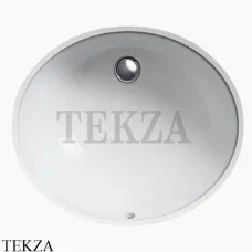 Kohler Caxton Раковина встраиваемая снизу с переливом K-2210-0, белый глянец