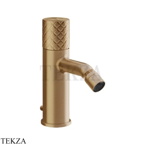 Gessi Habito INTRECCIO Смеситель для биде, с донным клапаном 70107-726, Warm Bronze Br. PVD