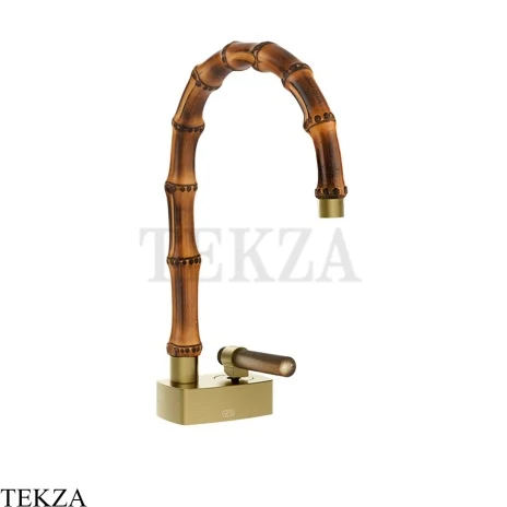 Gessi Jacqueline Смеситель для раковины, без донного клапана 77201-727, шампань Brushed