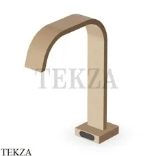 Zucchetti Aguablu Электронный смеситель для раковины ZA5413.P31, brushed british gold PVD