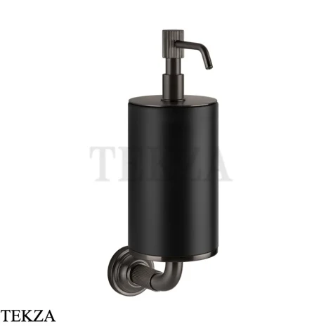 Gessi VENTI20 Дозатор для жидкого мыла настенный черный 65414-707, Black Metal Brushed PVD