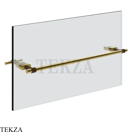 Gessi Jacqueline Полотенцедержатель для крепления на стекло, 45 см 77513-727, шампань Brushed