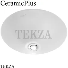 Villeroy & Boch Loop&Friends Раковина встраиваемая снизу D33, с переливом 618033R1, белый глянец, ceramicplus