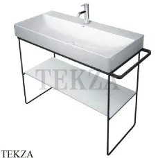 Duravit DuraSquare Напольная металлическая консоль 0031034600 для раковины, черный матовый