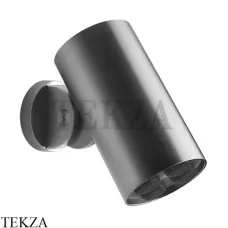 Gessi 316 SPOTWATER FLESSA Душевая головка настенного крепления, многоструйная 57201-707, Black Metal Brushed