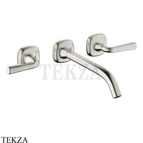 Dornbracht COYA Смеситель для раковины на 3 отв. 241, внешняя часть 36717414-06, платина матовая