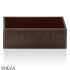 Decor Walther BROWNIE BOD2 Бокс для ванных принадлежностей 0930690, коричневый, эко-кожа