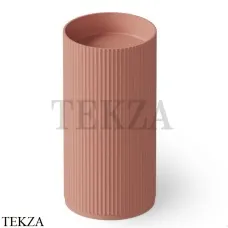 Dea Design Pedestal Basin Раковина напольная рифленая Solid Surface DD2803 450 13, Lotus №13