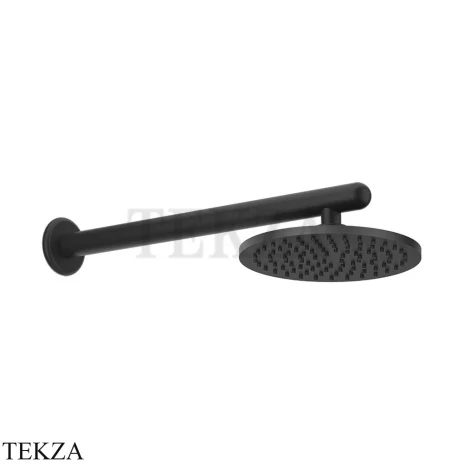 Gessi Goccia Верхняя лейка с кронштейном D20 см 33655-299, Matte Black