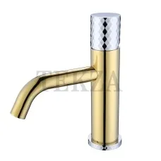 Boheme Stick Смеситель для раковины, без донного клапана Stick 121-GCR Gold DIAMOND Chrome