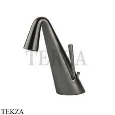 Gessi CONO Смеситель для раковины, с донным клапаном 45002-707, Black Metal Brushed (снято с производства)
