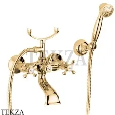 Migliore Lady Смеситель для ванны с душевым гарнитуром 18848, золото глянец