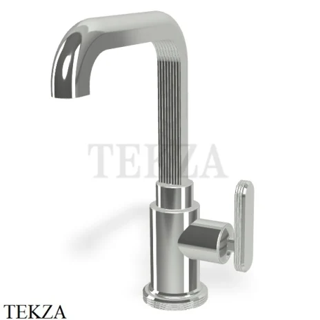 FIMA Carlo Frattini Park Line Смеситель для раковины высокий, с донным клапаном F1321LCR, хром глянец