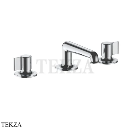 Fantini Flora Смеситель для раковины, с донным клапаном 7602J504, хром глянец