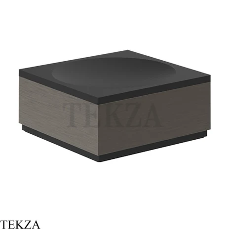 Gessi Jacqueline Мыльница настольная квадратная 77525-707, black хром Brush