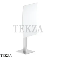 Fantini Linea Зеркало косметическое настольное 3-х увеличение 92937755, Матовая натуральная сталь Fantini Linea Зеркало косметическое настольное 3-х увеличение 92937755, Матовая натуральная сталь