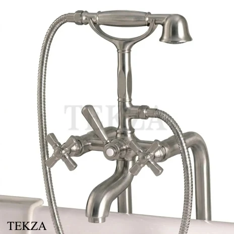 Nicolazzi TEIDE FOUR Смеситель для ванны с душевым гарнитуром 1901CB45, хром Brushed