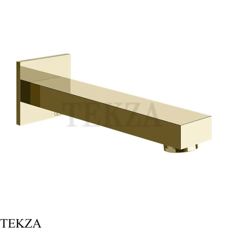 Gessi Inverso RIGATO Излив для ванны на стену 73103-710, Brass PVD