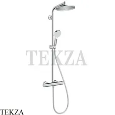 Hansgrohe Crometta S 240 1jet Showerpipe Душевая колонна 27267000, хром глянец Hansgrohe Crometta S 240 1jet Showerpipe Душевая колонна 27267000, хром глянец