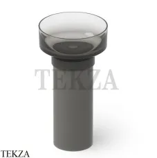 Dea Design Pedestal Basin Раковина напольная Glasstech DD2023 480 R4, Smoky Black R4