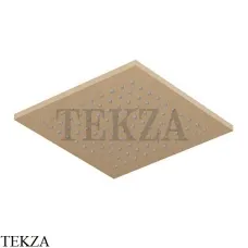 Zucchetti Верхняя душевая лейка 20х20 для кронштейна Z94268.P31, brushed british gold PVD