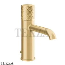 Gessi Habito INTRECCIO Смеситель для раковины, с донным клапаном 70101-710, Brass PVD