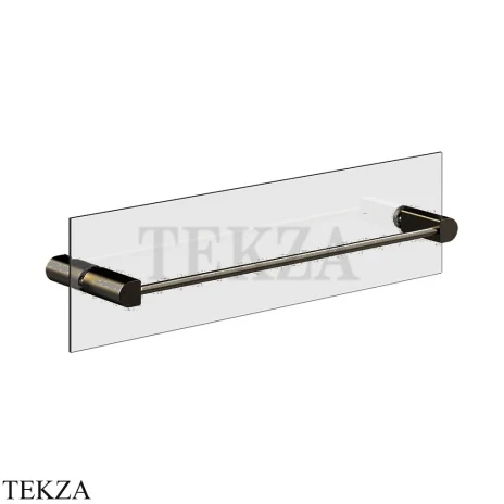 Gessi RILIEVO Полотенцедержатель для крепления на стекло, 45 см 59564-713, Antique Brass