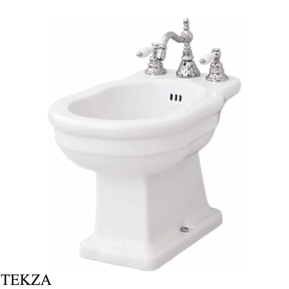 ArtCeram Hermitage биде напольное с 1 отверстием под смеситель HEB002 01 00*1, белый глянец