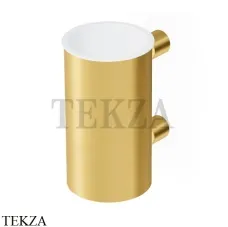 Zucchetti Isy22_Octo_Jingle Стакан настенный круглый ZAD513.P41, brushed gold PVD Zucchetti Isy22_Octo_Jingle Стакан настенный круглый ZAD513.P41, brushed gold PVD