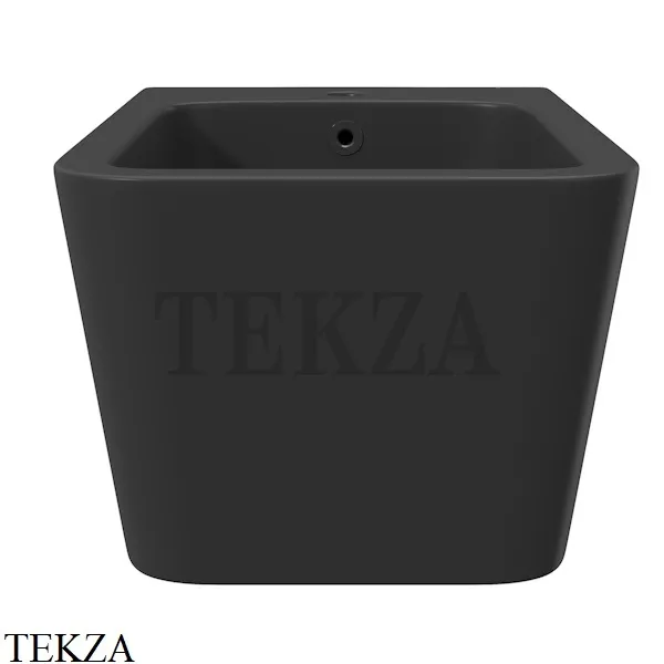 Aqueduto MACIO Биде подвесное, 1 отверстие под смеситель MAC0340 Черный матовый