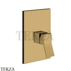 Gessi RETTANGOLO K Смеситель для душа, внешняя часть 53061-727, Brushed Brass Gessi RETTANGOLO K Смеситель для душа, внешняя часть 53061-727, Brushed Brass