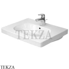 Duravit D-Code Раковина подвесная или на тумбу, с переливом 03426500002, белый глянец