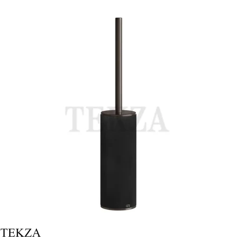 Gessi 316 ACCESSORIES Ёршик напольный, композит черный 54744-707, Black Metal Brushed PVD