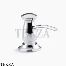 Kohler Встраиваемый дозатор жидкого мыла K-1893-C-CP, хром глянец