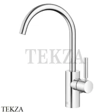 Dornbracht Meta Смеситель для раковины высокий поворотный, с донным клапаном 33500661-00, хром глянец