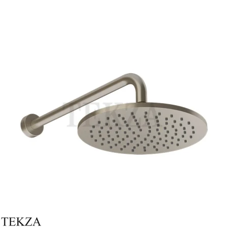 Gessi Origini NEUTRAL Верхний душ настенный, поворотный 66148-149, Finox Brushed Nickel