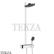 Hansgrohe Pulsify Душевая колонна Showerpipe 260 2jet с ShowerTablet 24240000, хром глянец
