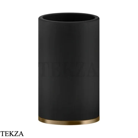 Gessi INCISO accessories Стакан настольный, композит черный 58532-791, Deep Bronze Br. PVD