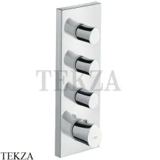 Axor Starck Organic Термостат для душа, на 3 потока, внешняя часть 12717000, хром глянец Axor Starck Organic Термостат для душа, на 3 потока, внешняя часть 12717000, хром глянец