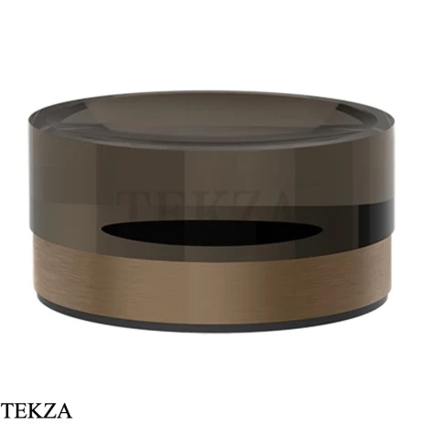 Gessi Perle Мыльница настольная круглая 74826-761, бронза Coffee