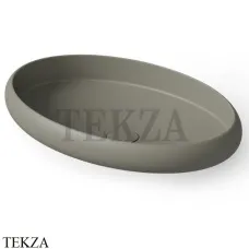 Dea Design Washbasins Раковина настольная овальная Solid Surface DD9088 600 4, Light Grey №4