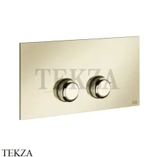 Gessi VENTI20 Клавиша смыва для инсталляции Viega Prevista 54661-710, Brass PVD