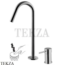 FIMA Carlo Frattini Spillo UP Смеситель для раковины на 2 отверстия, с гарнитуром F3271NCCR, хром глянец