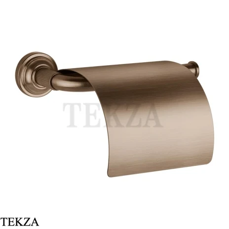 Gessi VENTI20 Держатель туалетной бумаги с крышкой 65449-708, Copper Brushed PVD