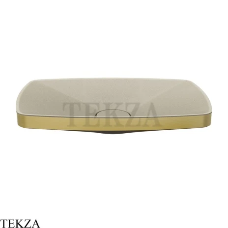 Gessi Jacqueline Раковина настольная, без перелива 77612-727, шампань Brushed