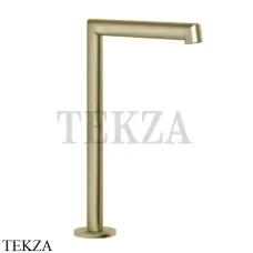 Gessi Ingranaggio-Anello Излив для раковины на столешницу, высокий 63323-727, Brushed Brass